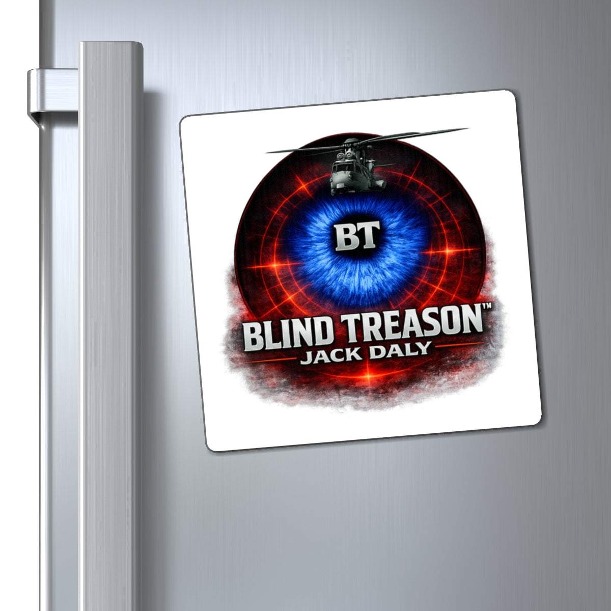 BLIND TREASON Magnet — BT Logo Helicopter Fridge Magnet