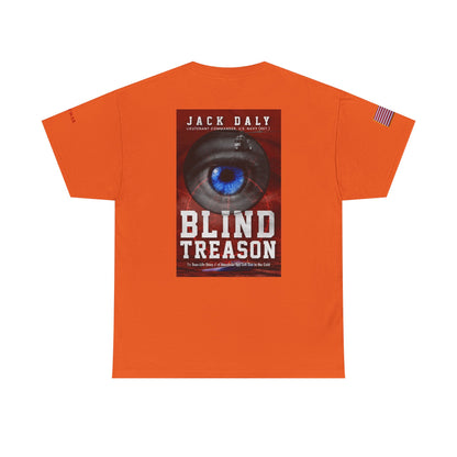 BLIND TREASON T-Shirt Jack Daly Book Cover Tee (Blue Eye Graphic)