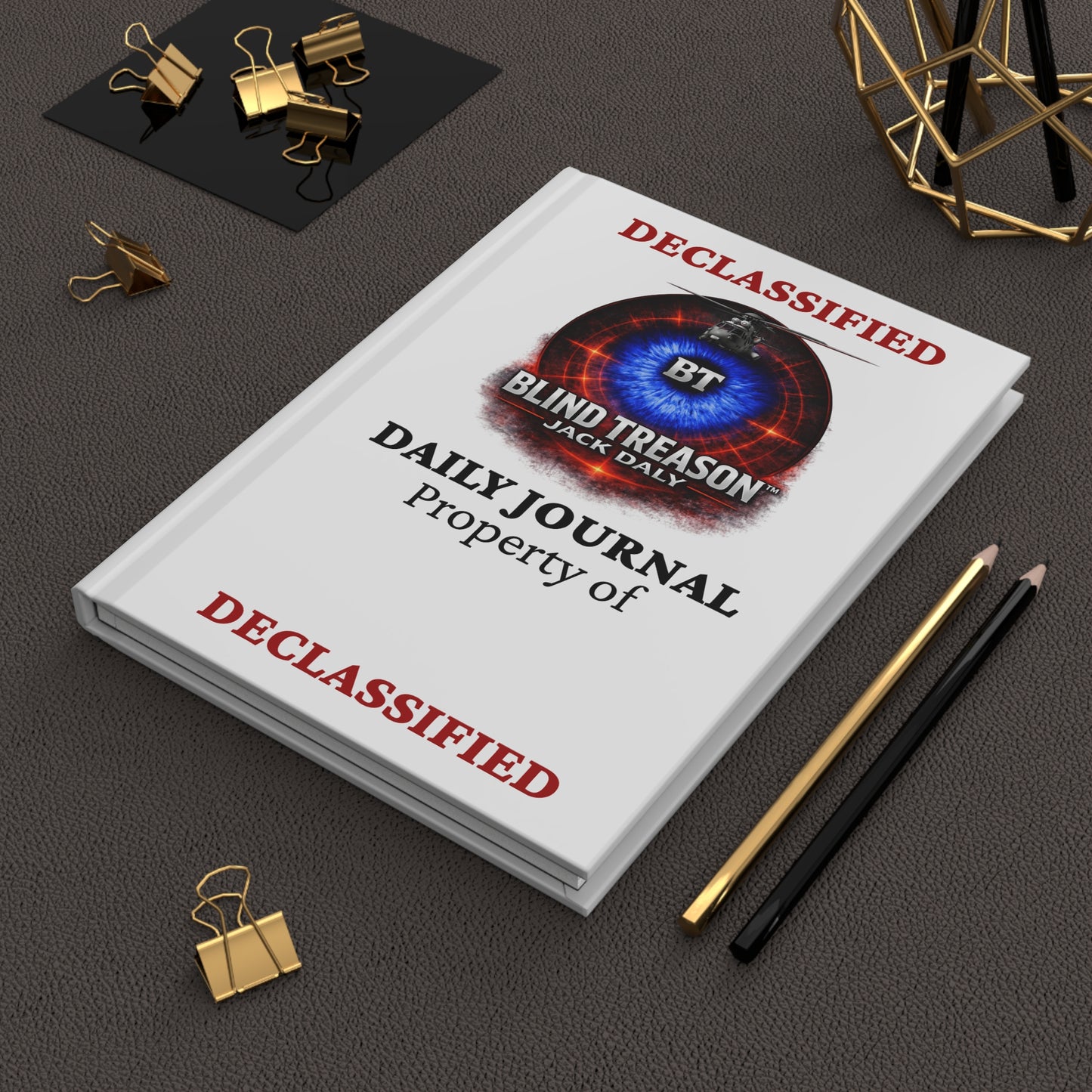 BLIND TREASON "Declassified" Daily Hardcover Journal