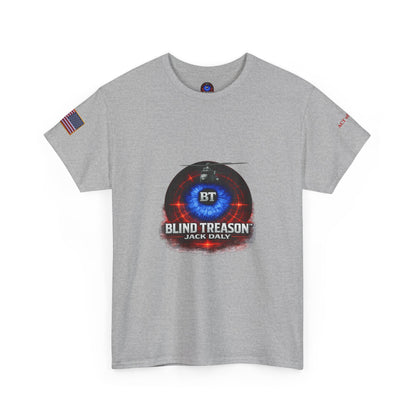 BLIND TREASON T-Shirt Jack Daly Book Cover Tee (Blue Eye Graphic)
