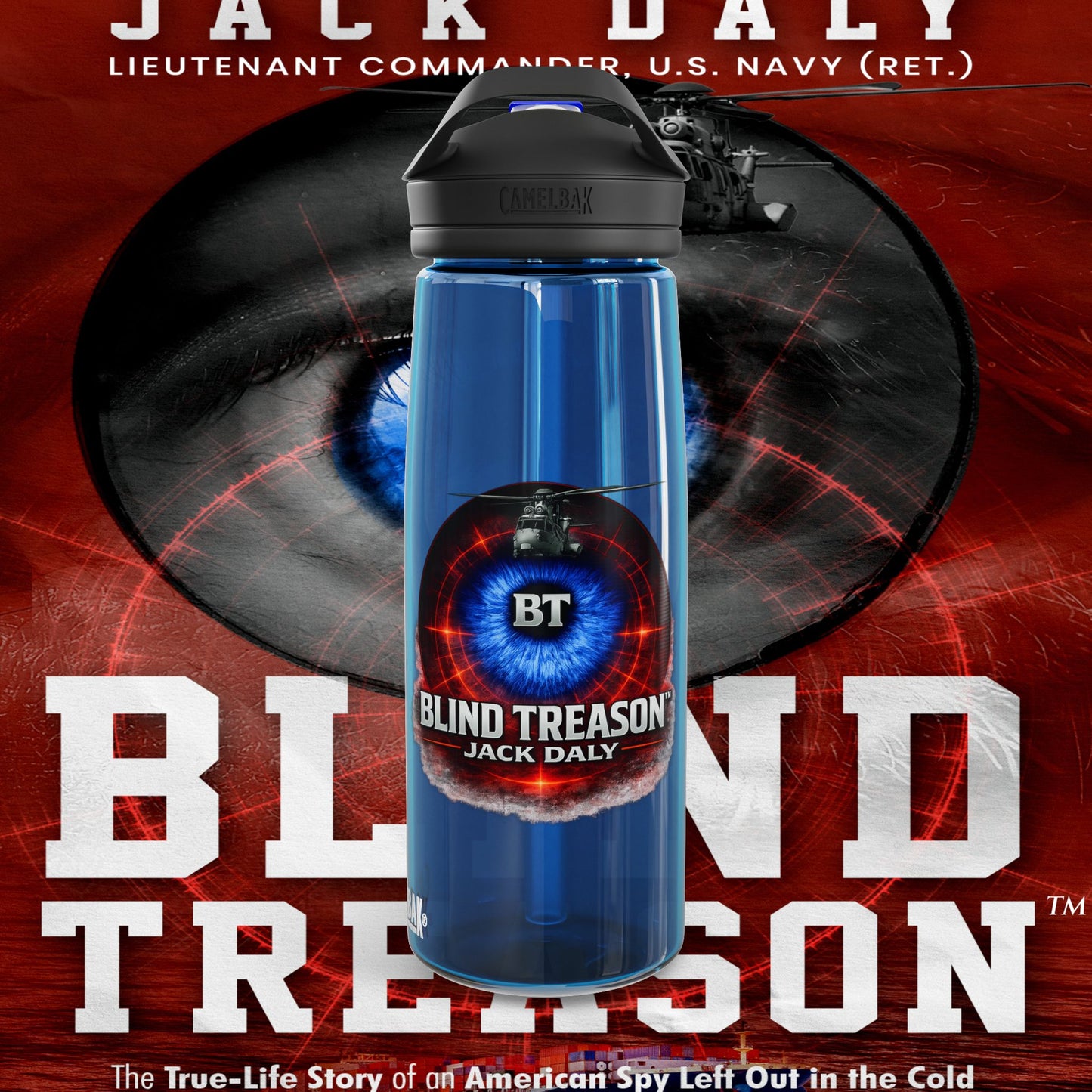 BLIND TREASON CamelBak Eddy Water Bottle — 'Blind Treason Eye' Graphic 20/25oz