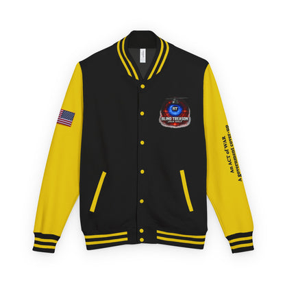 BLIND TREASON Letterman Jacket — "Blind Treason" Book Cover Varsity Jacket