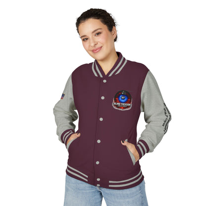 BLIND TREASON Letterman Jacket — "Blind Treason" Book Cover Varsity Jacket