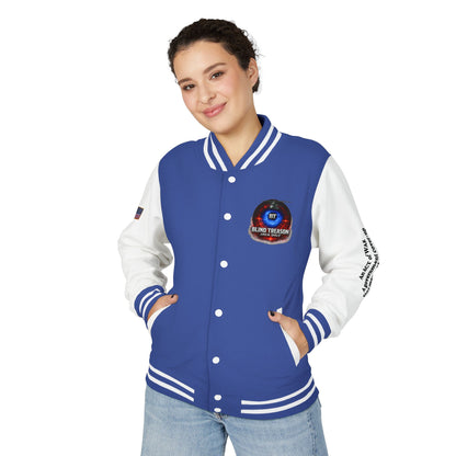 BLIND TREASON Letterman Jacket — "Blind Treason" Book Cover Varsity Jacket