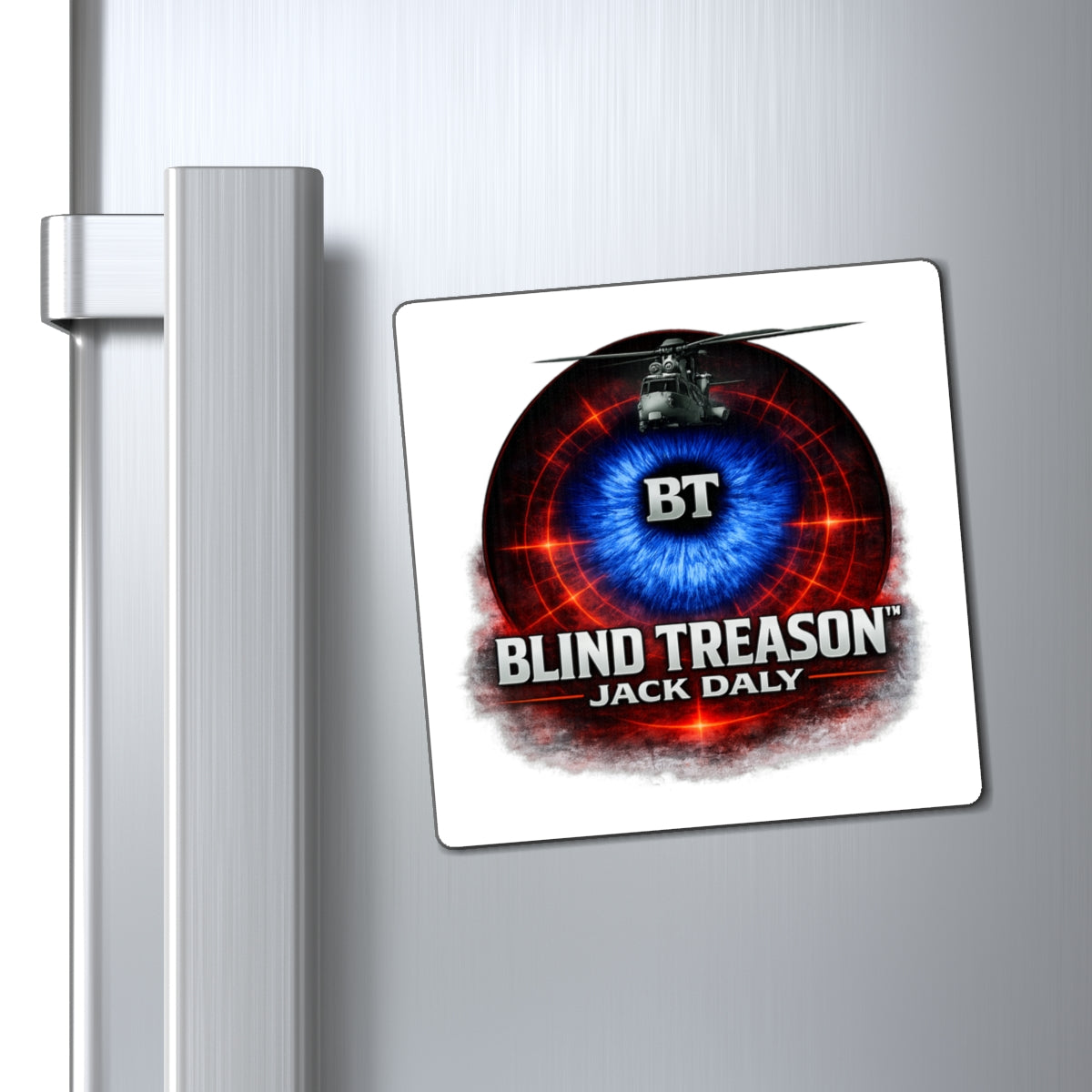 BLIND TREASON Magnet — BT Logo Helicopter Fridge Magnet