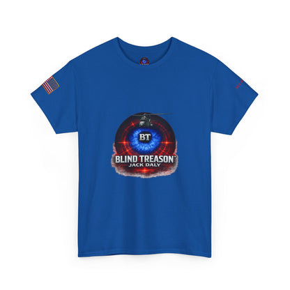 BLIND TREASON T-Shirt Jack Daly Book Cover Tee (Blue Eye Graphic)